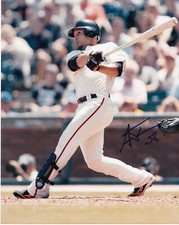 ANDRES TORRES   SAN FRANCISCO GIANTS  ACTION SIGNED 8x10