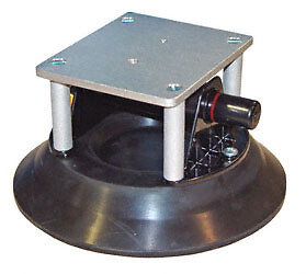 CRL N6000NBP Wood's Powr-Grip 10'' Vacuum Cup With Mounting Plate