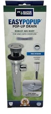 PF WaterWorks EasyPopUp 1.25 in. Dia. Plastic Pop-Up Drain H3