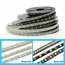 WS2812B Strip LED Lights 5050 RGB 30/60/144 LED/M IC Individual Addressable DC5V