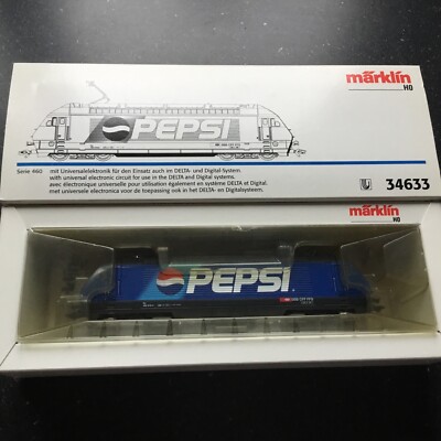HO scale Marklin 34633 electric locomotive class 460 ''Pepsi'' Neuwertig