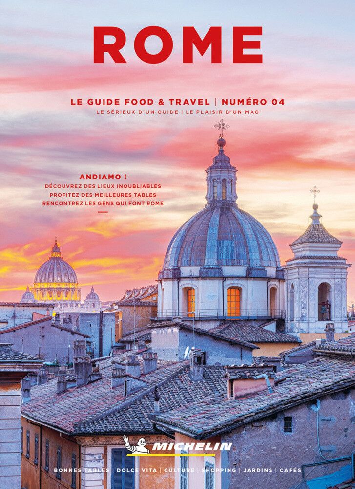 Thumbnail - Michelin Food & Travel Rome Taschenbuch 240 S. Französisch 2022