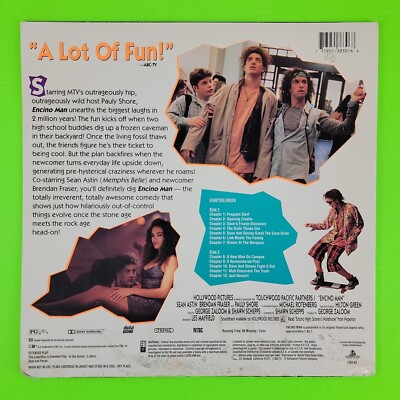 Encino Man (Laserdisc 1992) Sean Astin Brendan Fraser Pauly