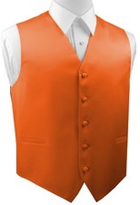 XS - 6XL. Italian Design. Mandarin Satin Tuxedo Vest. Formal, Wedding, Prom