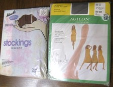 5 Pair NOS Vintage GAYMODE Agilon  ENKASHYEER Stretch STOCKINGS Sz C  8 1/2-11