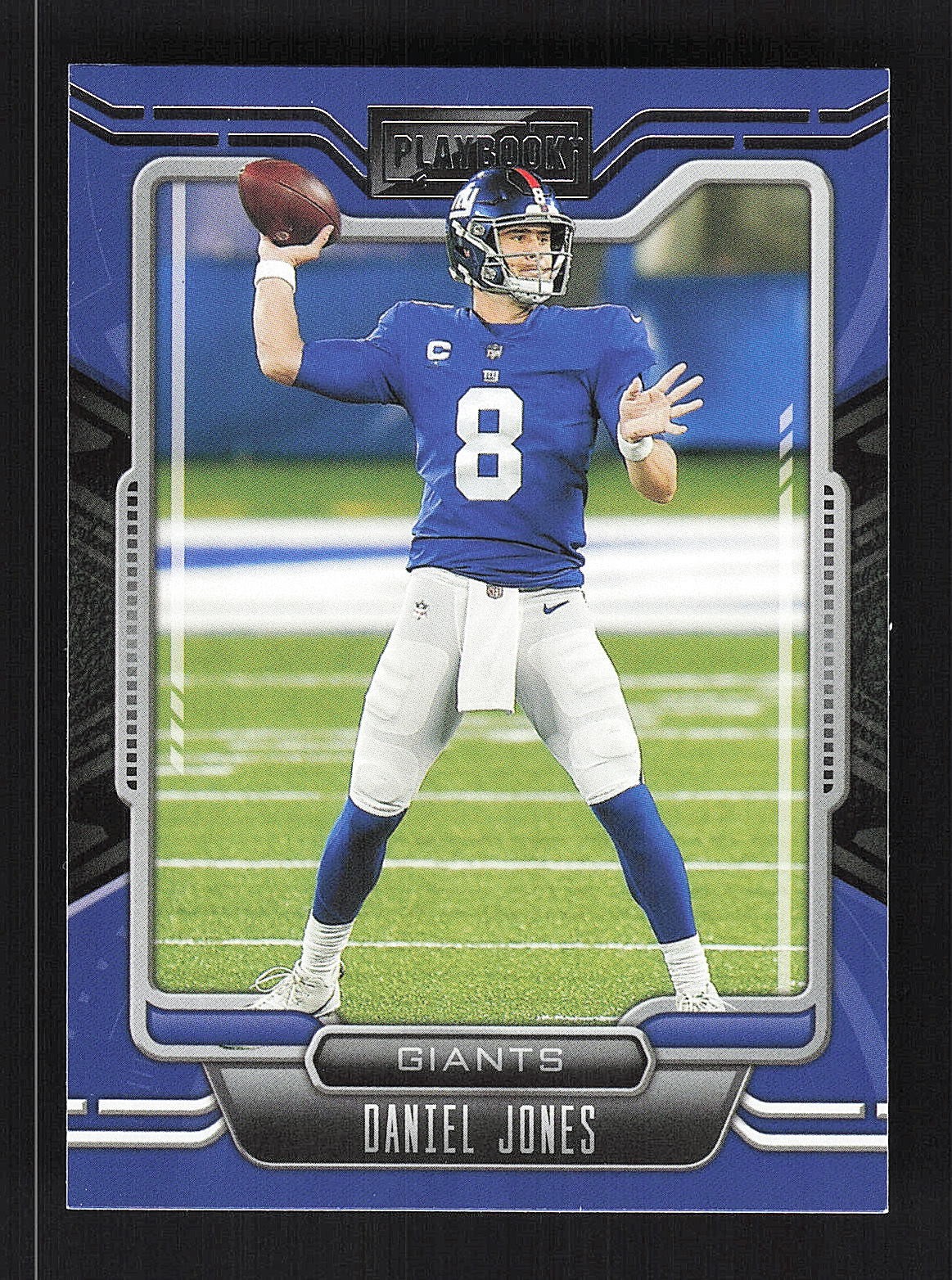 2021 Panini Playbook #62 Daniel Jones Purple