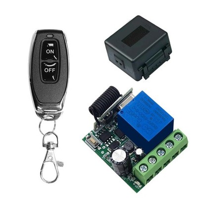 DC 5-48V Wireless Remote Switch 433Mhz 1-Channel Relay Receiver 1 Remote