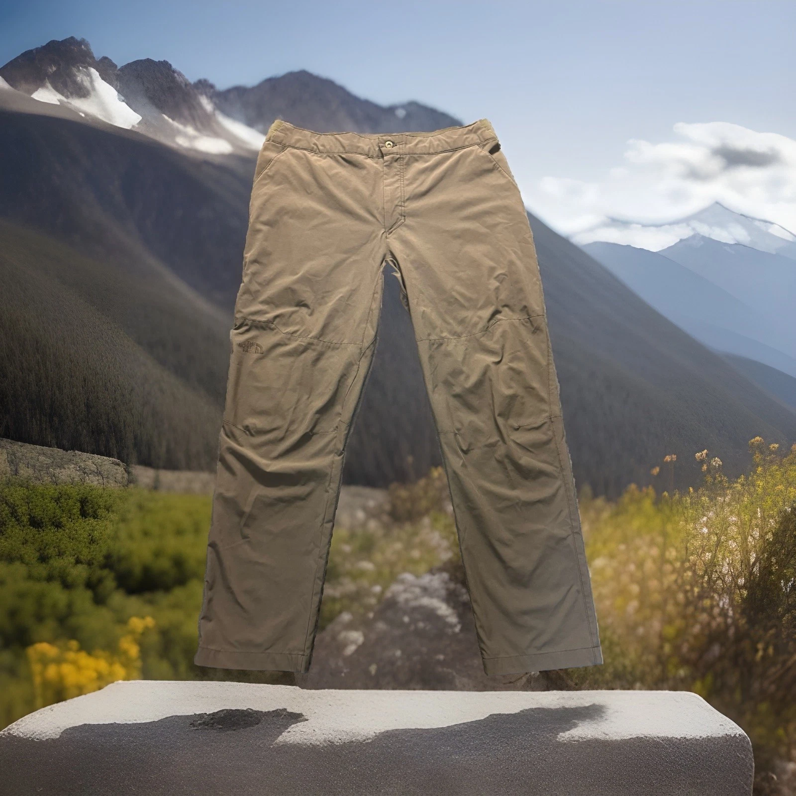 North Face Paramount Pants Stretch Lightweight Hiking 36x30 Mens Grey Outdoors