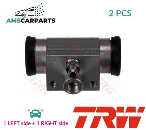 DRUM WHEEL BRAKE CYLINDER PAIR REAR BWD336 TRW 2PCS NEW OE REPLACEMENT