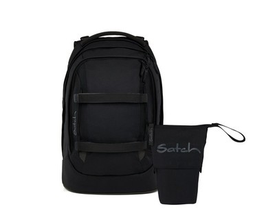 Satch, Schulrucksack-Set PACK Blackjack 2-teilig