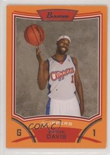 2008-09 Bowman Draft Picks & Stars Orange 287/299 Baron Davis #55 00am