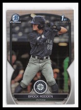 2023 Bowman Draft Chrome Refractor #BDC-171 Brock Rodden Seattle Mariners RC