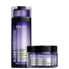 TRUSS Blond Revolution Antioxidant Shampoo and Net Blond Mask Bundle