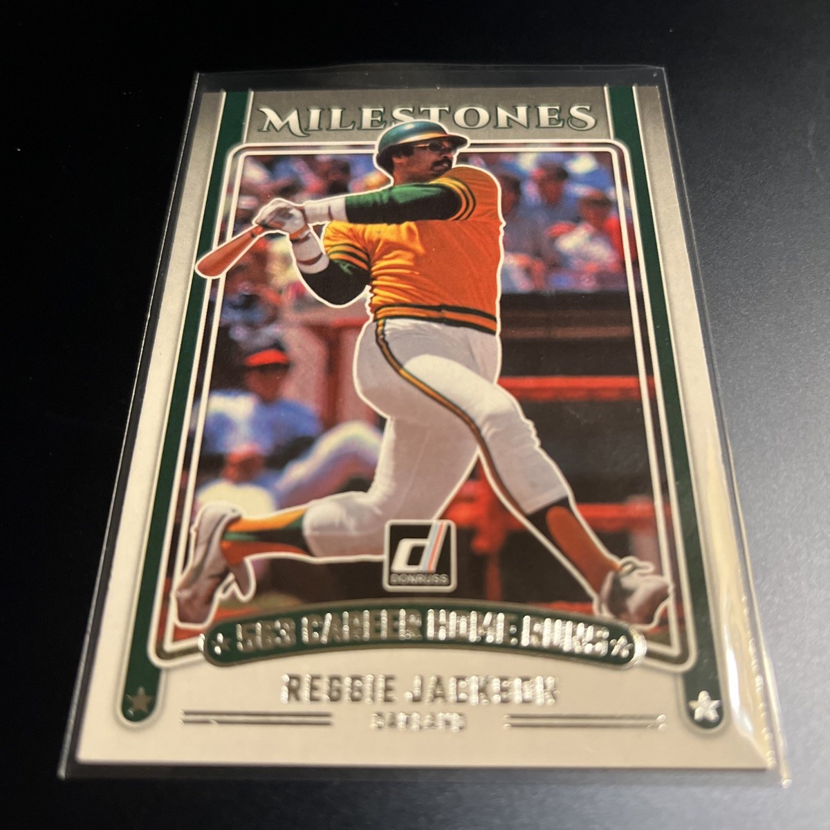2025 Panini Donruss Baseball Reggie Jackson MILESTONES Insert Card 