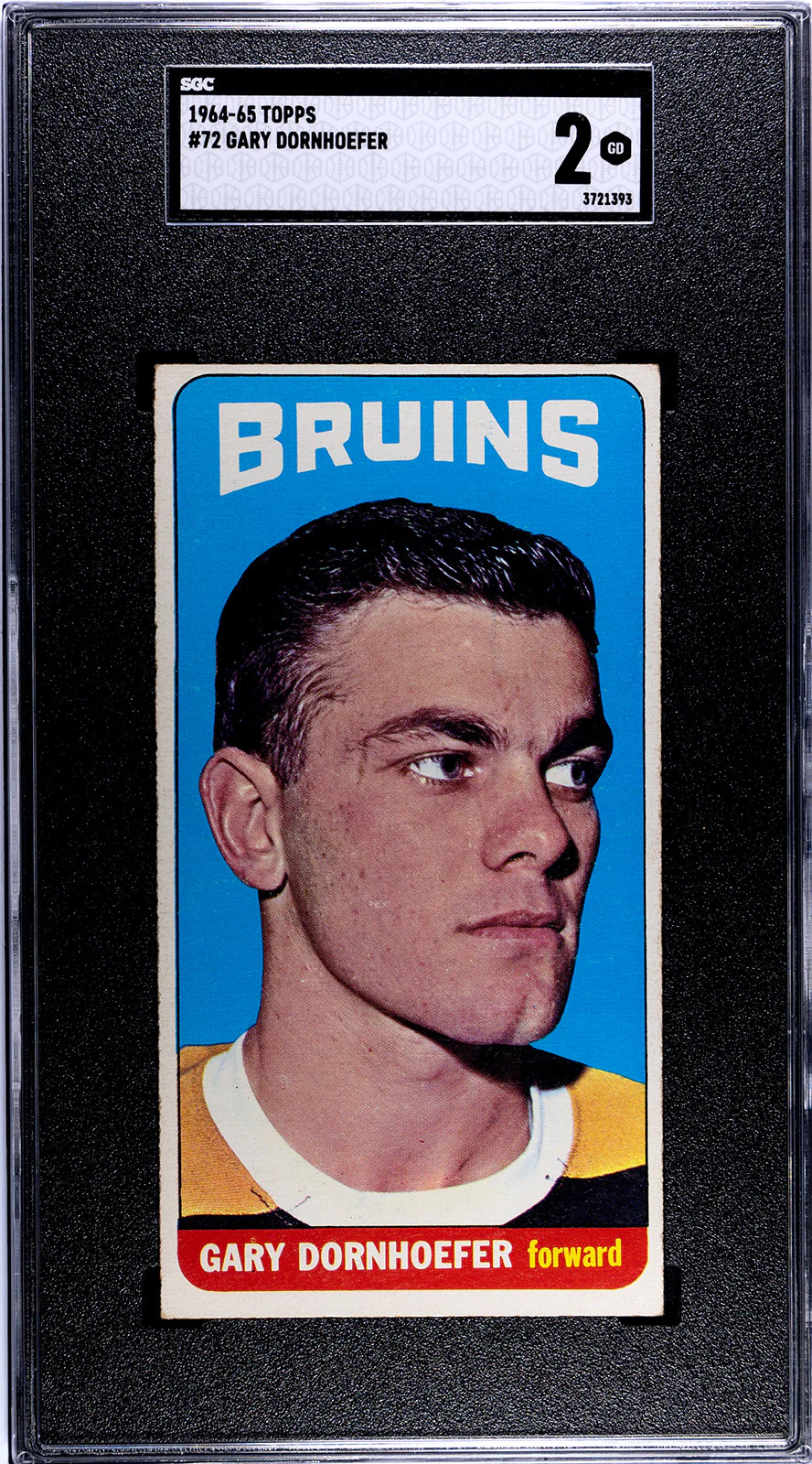 Gary Dornhoefer #72 Hockey Cards 1964 Topps trading card — raw and PSA graded price guide