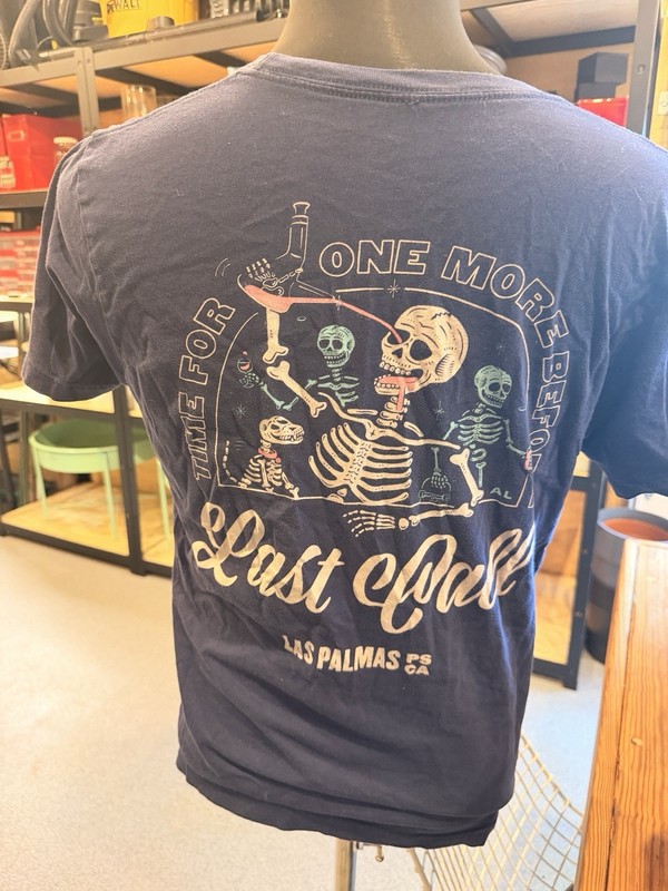 Las Palmas Skull Tee Palm Springs California Beer Men's Medium 