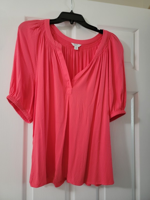 Crown & Ivy Plus 1X Top Blouse