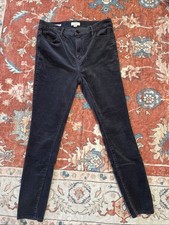 Loft Outlet Charcoal Corduroy Skinny Jeans Women s Size 8