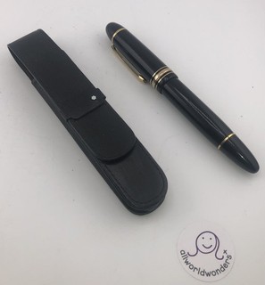 Montblanc Meisterstuck 149 Fountain Pen& Case.Vintage German 14k Gold Nib (MB149