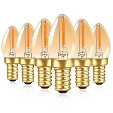Ampoule LED C7 220V, Bougie Edison Vintage E12 0.5W Remplacement 5W