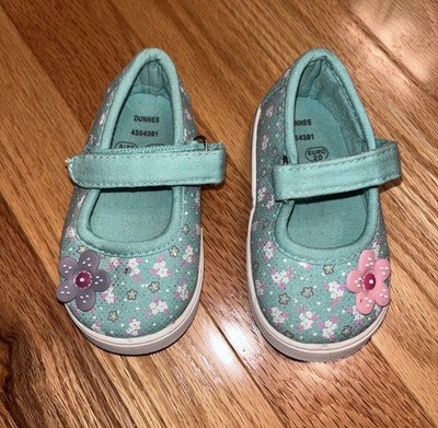 Dunnes Mary Jane Canvas Baby Shoes