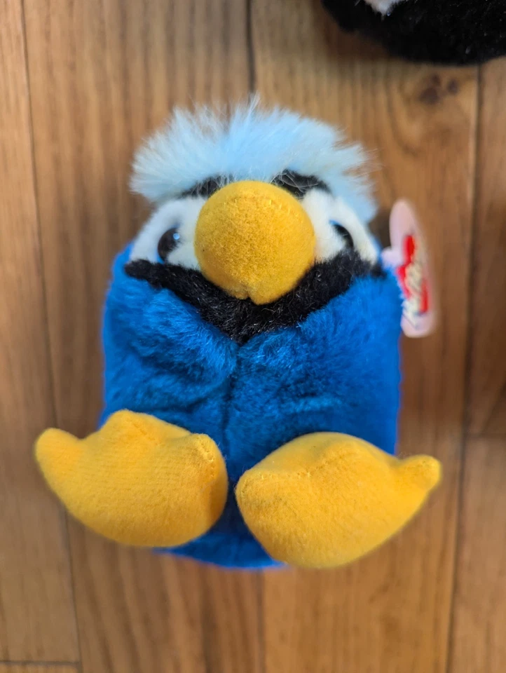 Lote de 6 juguetes de peluche vintage Puffkins - con etiqueta - Jake, jengibre, telly, jingles... Foto 2 de 4