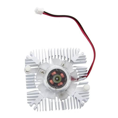  (R) PC VGA Grafikkarte 2-Pin 55 mm Kuehler Luefter Kuehlkoerper 4800 RPM J6D9
