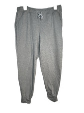 Chicos zEnergy gray sweat fitness exercise Pants sz 1 8 m  15 