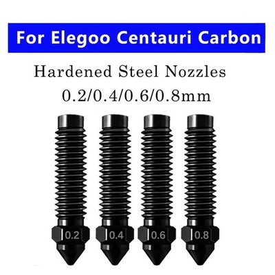 0.2-0.8mm 3D Printer Hardened Steel Nozzles Kit for Elegoo