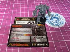 BattleTech Grizzly  Mech -- Clan Direct Fire Star + Cards