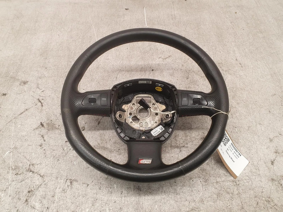 AUDI Q7 STEERING WHEEL S-LINE W/ CONTROLS 2006-2015 MK1 4F0419091CA #86194