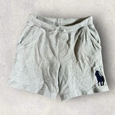 Polo Ralph Lauren Boys Youth Gray Cotton Knit Sweat Shorts Big Pony Size 6