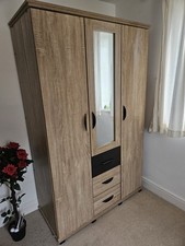 Three Door Wardrobe and Bed Drawers