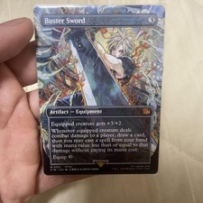 MTG FF Buster Sword English Borderless