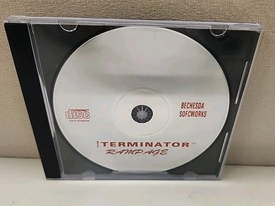Terminator Rampage PC CD-Rom Game Case, Disc, Back Artwork No Manual/Box Clean!