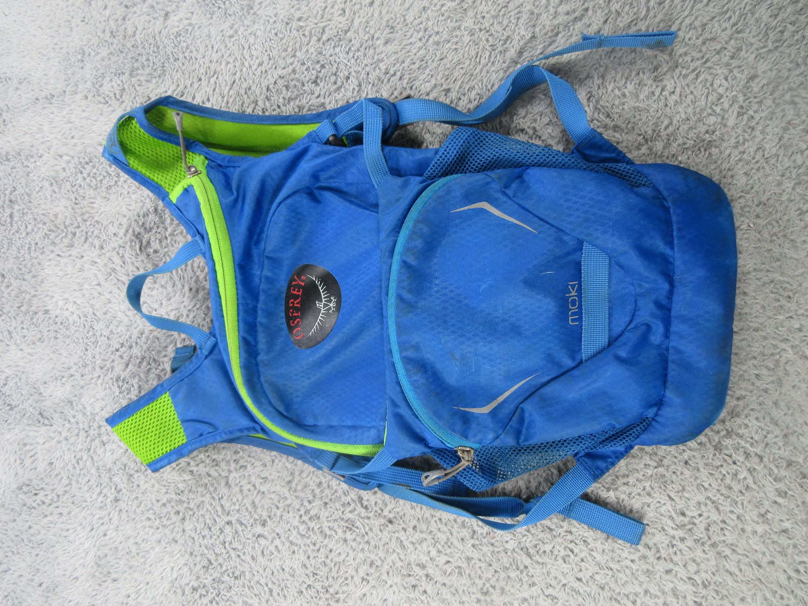 Osprey Moki Hydration Backpack Blue Green One Size Hiking Tr