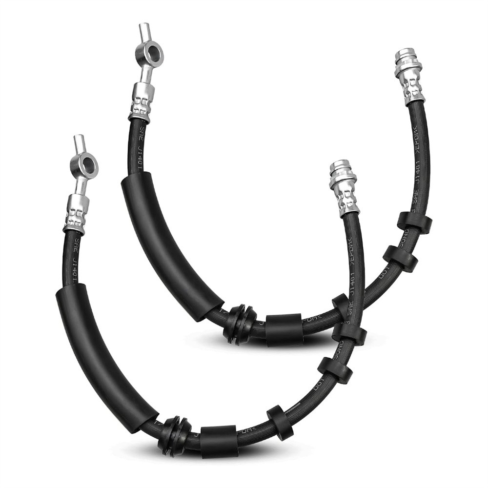 2x Front Brake Hose LH+RH Side For Land Rover Discovery Sport Range Rover Evoque
