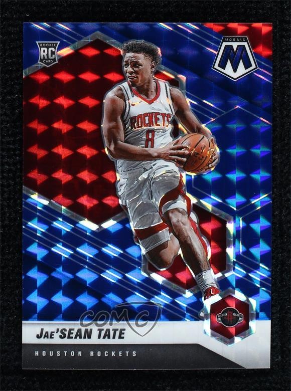 2020-21 Panini Mosaic Blue Prizm 33/99 Jae'Sean Tate #214 Rookie RC 0q0