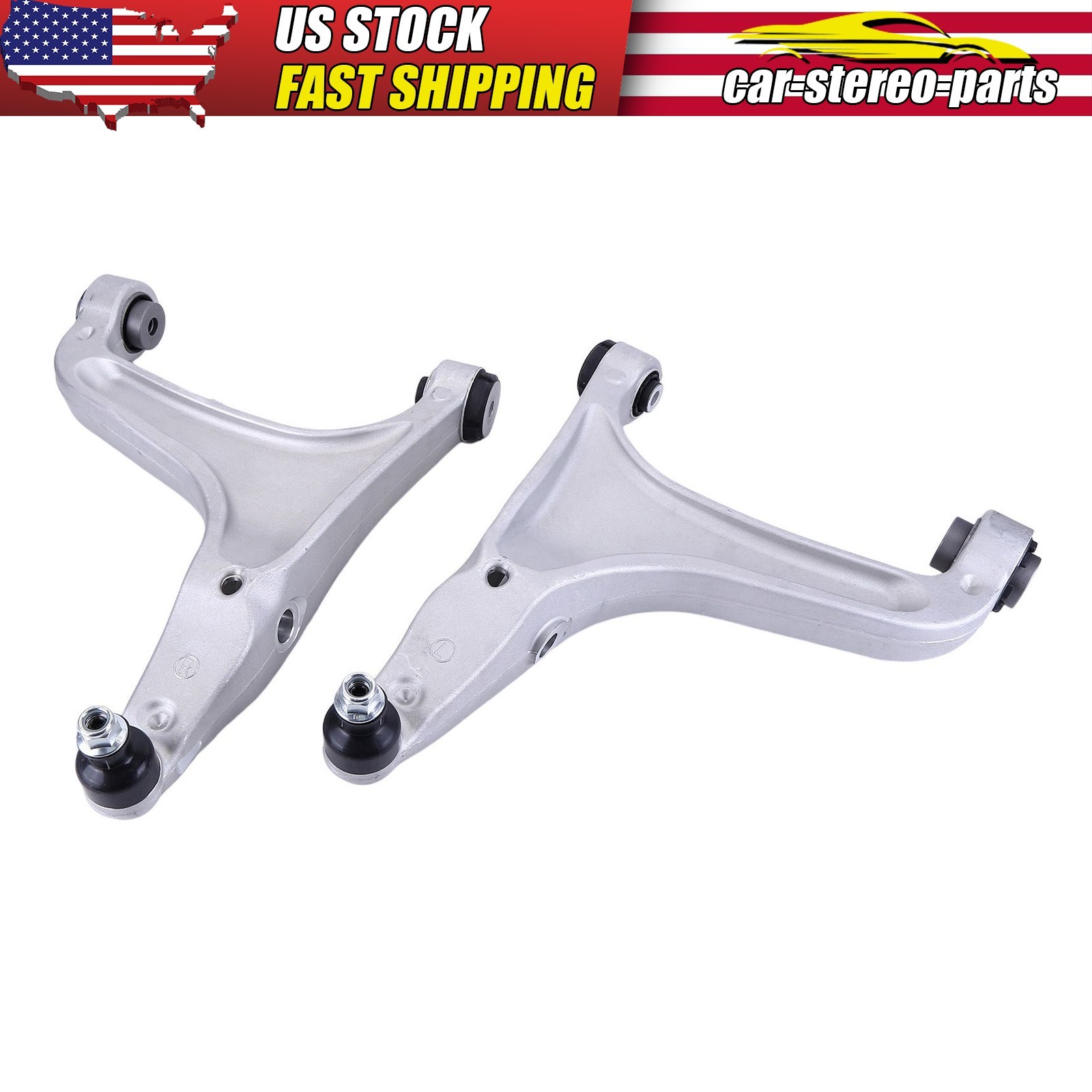 Front LH & RH Lower Control Arms For Maserati Ghibli Quattroporte M156 2014-2022