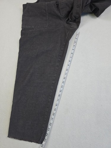 Aerie Corduroy Overalls Large Dark Grey - Picture 3 of 6