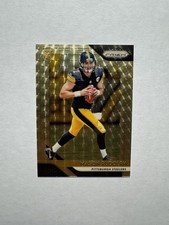 2018 Panini Prizm #225 Mason Rudolph Gold Vinyl Prizms Rookie Card RC /5. rookie card picture