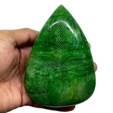 2755 Cts Zertifiziert Natürlicher Smaragd Edelstein Selten Handgeschnitzt Grün