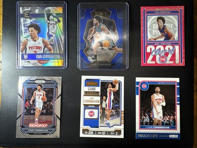 Cade Cunningham Lot Of 6 Cards (2021/22-2024/25) Listed Below Pistons  MINT 