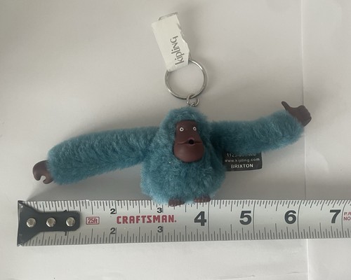 Kipling Monkey Blue Brixton Keychain Keyring FOB Charm Sucks Thumb - Bild 10 von 12