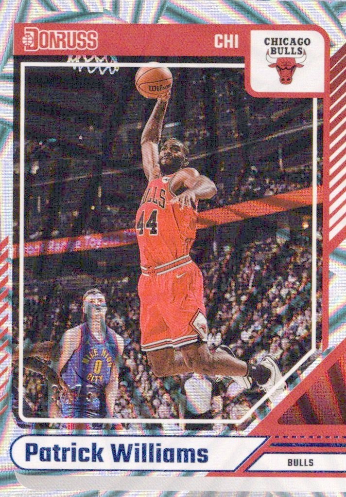 2024-25 Donruss #96 Patrick Williams Blue Wedges #/75