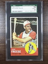 1963 Topps #133 Gene Freese *Reds* SGC 8.5