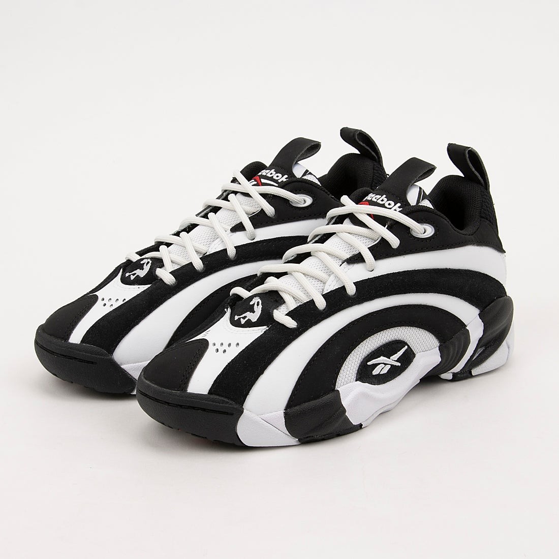 Reebok 100244789 Shaqnosis Low White Black Men's Size7-13 | eBay
