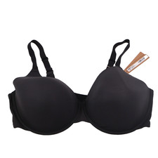 NEW SKIMS Fits Everybody Unlined Demi Bra BR-UWR-2294, Color Onyx Size 44DD