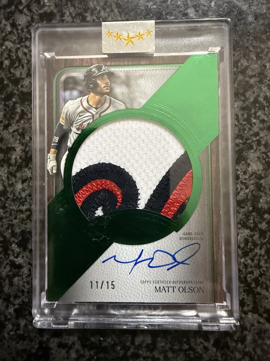 Matt Olson Baseball Sports Trading Cards & Accessories Parallel