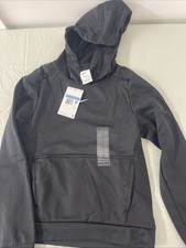 Nike Big Kids Therma Kangaroo Pocket Front FIT Training Hoodie Black Size M NWT